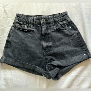 Zara High Waisted denim shorts Size 2
